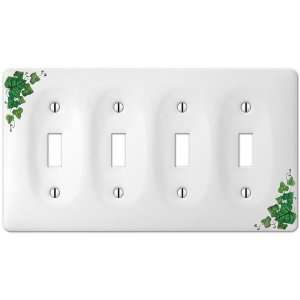  Ivy Porcelain   4 Toggle Wallplate