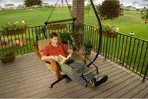 New Steel C Frame Stand 4 Hammock air porch swing chair  