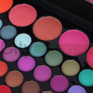 56 Color Design Beauty Makeup Palette Shining Eyeshadow & Blush +Dual 