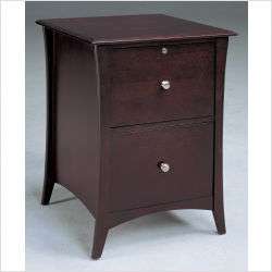 Whalen Furniture CP2DF   Cappuccino 2 Drawer File   Whalen Furniture 