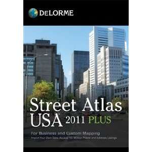  Delorme Mapping Street Atlas Usa 2011 Plus Print Large 