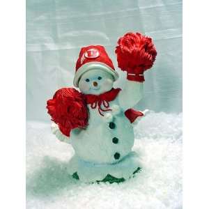  Utah Utes Porcelain Snow Woman Cheering Alice
