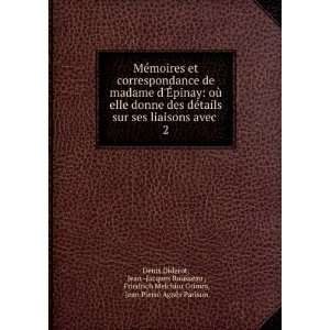   Denis Diderot , Jean Jacques Rousseau Friedrich Melchior Grimm Books