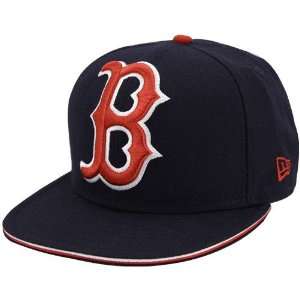  New Era Boston Red Sox Navy Big One 59FIFTY Fitted Hat 
