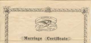 DUNN DEREW 1877 MARRIAGE, Westover, ON / EATON CO., MI  