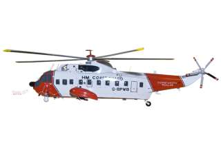 Westland Sea King S 61N UK Coast Guard Helicopter Model  