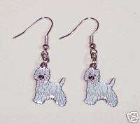 Westie Earrings Dog #37  
