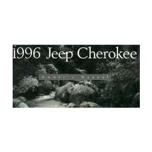 1996 JEEP CHEROKEE Owners Manual User Guide Automotive