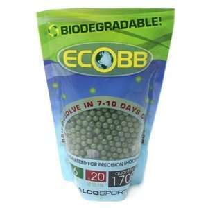   biodegradable airsoft BBs, 0.20g, 1700 rds, green