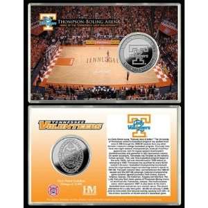   of Tennessee Thompson Boling Arena Silver Coin Card