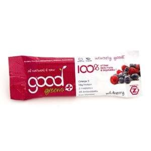  Greens Wildberry All Natural Antioxidant Raw Bars Vegan & Gluten Free