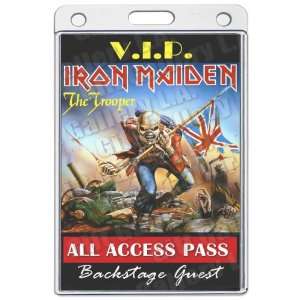  Iron Maiden All Access Laminated Pass the Trooper 