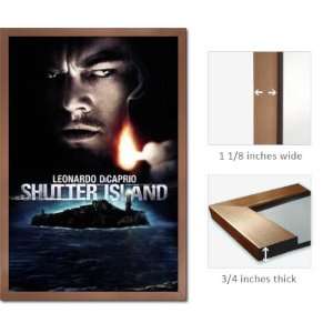   Framed Shutter Island Poster Movie Leo Dicaprio Fr3023