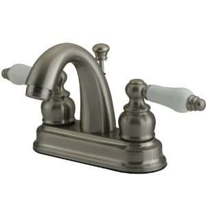 Kingston Brass KB5618PL Restoration 4 Inch Centerset Lavatory Faucet 