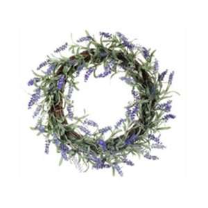  Set of 2   18 Lavender Twig Wreath Purple Lavender 