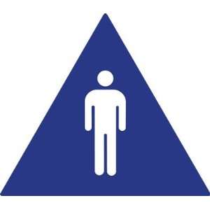  ADA Compliant Mens Restroom Door Signs with Male Symbol 