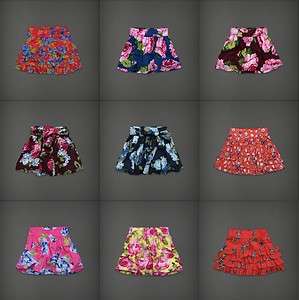 Abercrombie & Fitch Womens Floral Skirt Hollister Mini Multi Sizes 