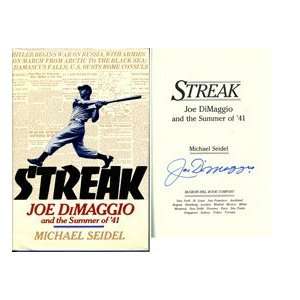  Joe DiMaggio Autographed Streak Book