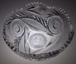 ABP Brilliant Cut Glass 8 Bowl Carnegie Pattern by Pitkin & Brooks 