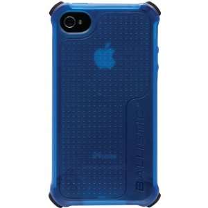  MSW CELLULAR BALLISTIC LS IPHONE4S TRANSLUCENT BLUETPU BLK 