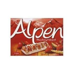 Alpen Strawberry With Yoghurt Cereal 5 Bars 29 Gram   Pack of 6 