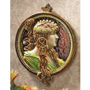  French Maidens Wall Sculpture Decor