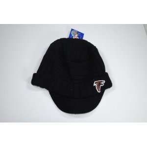   Reebok Black Billed Visor Beanie Cap Winter Hat 