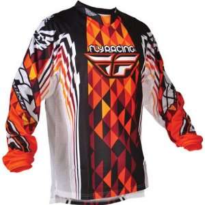  FLY RACING KINETIC YOUTH MX OFFROAD JERSEY ORANGE XL Automotive