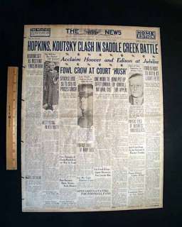 1929 STOCK MARKET CRASH Wall Street New York City BEGINS FALLING Old 