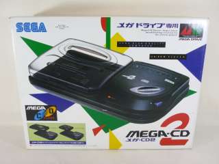 Mega CD 2 Console System Boxed Import JAPAN Video Game 0107  