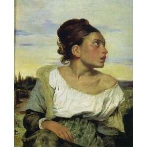    Orphan Girl at the Cemetery, By Delacroix Eugène 