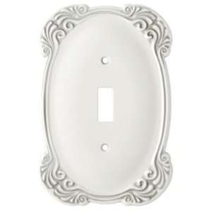  Arboresque Single Switch Wall Plate White Antique L 144398 