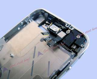 Silver Chassis w/Charging Flex Assembly for iPhone 4G  