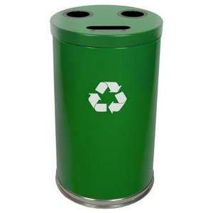  36 Gallon 3 in 1 Metal Recycling Trash Container 3 Colors 