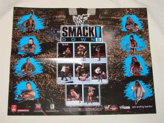 2000 WWF Smackdown video game poster ~ STONE COLD, etc  