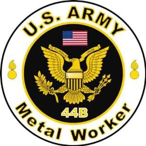  United States Army MOS 44B Metal Worker Decal Sticker 3.8 