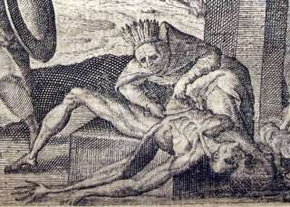 1598 (1631) Theodor De Bry AZTEC HUMAN SACRIFICE Mexico  