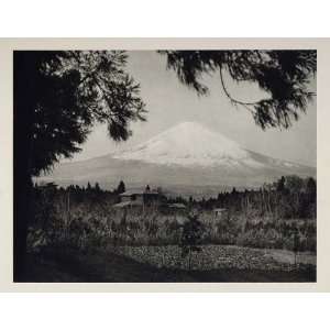 1930 Mount Fuji Mountain Gotemba Japan Photogravure 