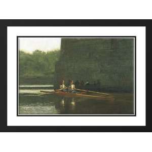  Eakins, Thomas 38x28 Framed and Double Matted The Oarsmen 