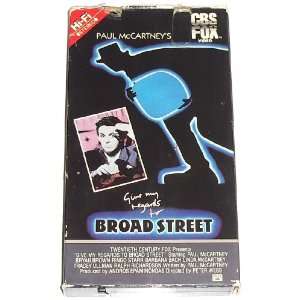  Paul McCartneys Give My Regards to Broad Street VHS 