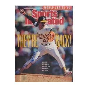  Dennis Eckersley autographed Sports Illustrated Magazine 