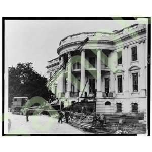   Repairs to steps of the White House South Portico 1950