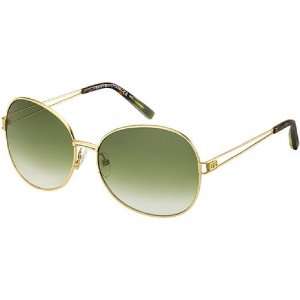 Tommy Hilfiger 1037/S B Womens Outdoor Sunglasses   Yellow Gold/Green 