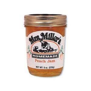 Mrs. Millers Homemade Peach Jam (Case of 12)  Grocery 