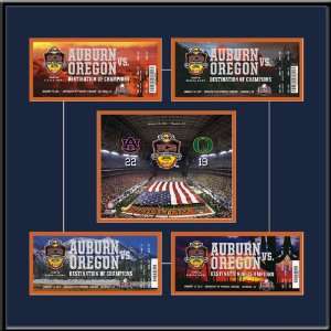  2011 BCS Championship Photo & Ticket Frame   Auburn Tigers 