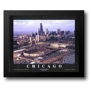  Chicago, Illinois   Soldier Field 1924 2 32x26 Framed Art 