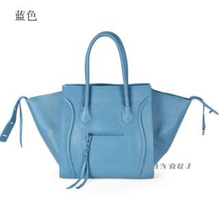 Gossip Girl Celin e Bag Real Leather Luggage Smile Handbag Bat bag 