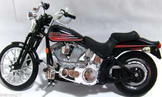 1997 FXSTSB BAD BOY Harley Davidson Motorcycle Cruiser HD 118 Scale 