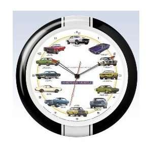 13 American Muscle Car Wall Clock With Engine Sounds #MC13  