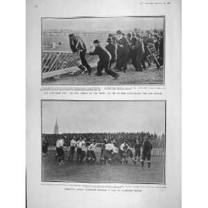  1906 LONGCHAMP RIOT PARI MUTUEL AFRICA YORKSHIRE RUGBY 
